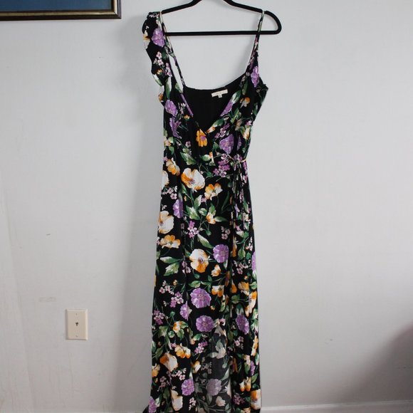 LE LIS Floral Wrap Maxi Dress / Medium NWOT - Picture 12 of 12